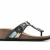 Footbed Sandals * | Women'S White Mountain Brilliant Wedge Footbed Sandals