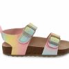 Flat Sandals * | Girls' Carters Toddler & Little Kid Jada Footbed Sandals