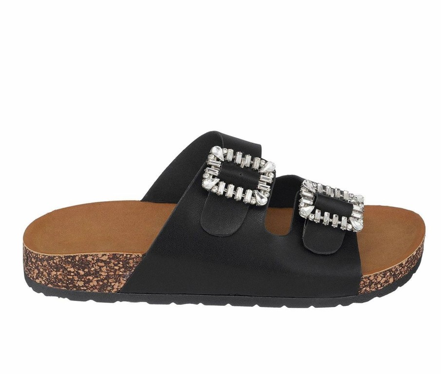 Footbed Sandals * | Women'S Gc Shoes Claudia Footbed Sandals