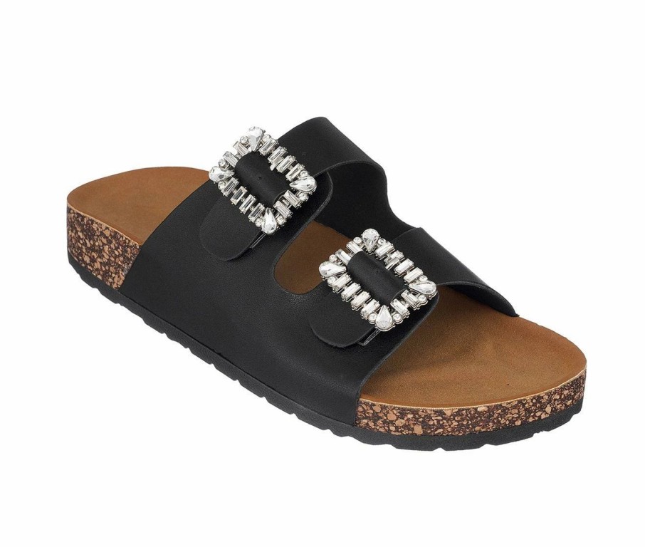 Footbed Sandals * | Women'S Gc Shoes Claudia Footbed Sandals