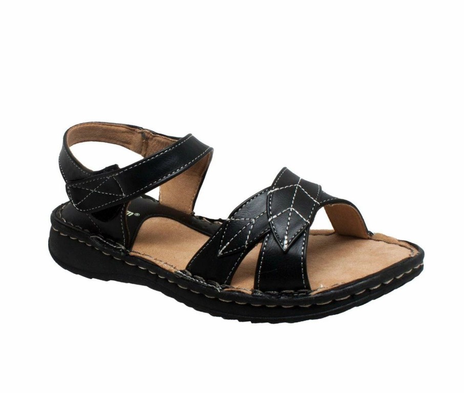 Flat Sandals * | Women'S Shaboom Ankle Strap Comfort Sandals