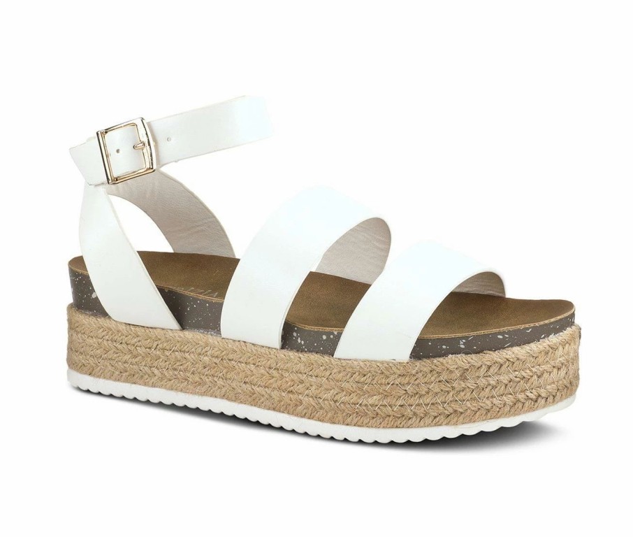 Platform Sandals * | Women'S Patrizia Synthetic Leather Platform Sandals