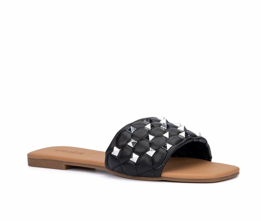 Flat Sandals * | Women'S Olivia Miller Shelly Sandals