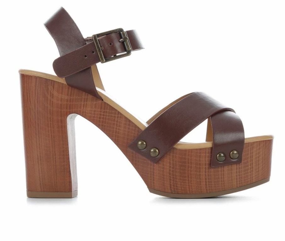 Heeled Sandals * | Women'S Y-Not Noonday Platform Sandals