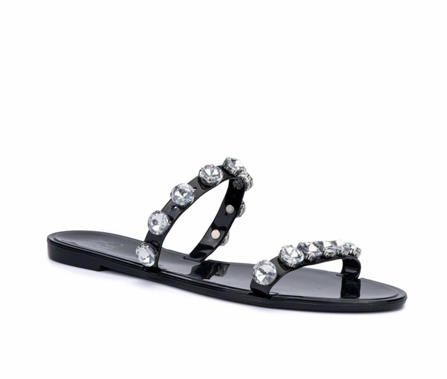 Flat Sandals * | Women'S New York And Company Chava Jelly Sandals