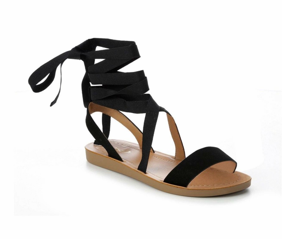 Flat Sandals * | Women'S Y-Not Inbox Wrap Sandals