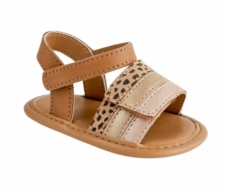 Flat Sandals * | Girls' Baby Deer Infant Ashlee Crib Shoe Sandals