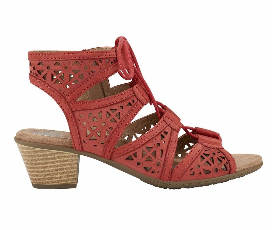 Heeled Sandals * | Women'S Earth Origins Carey Heeled Sandals