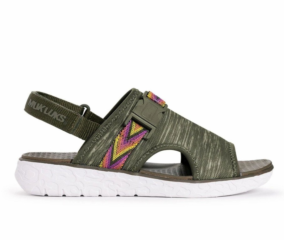 Flat Sandals * | Women'S Muk Luks Boardwalk Parade Sandals