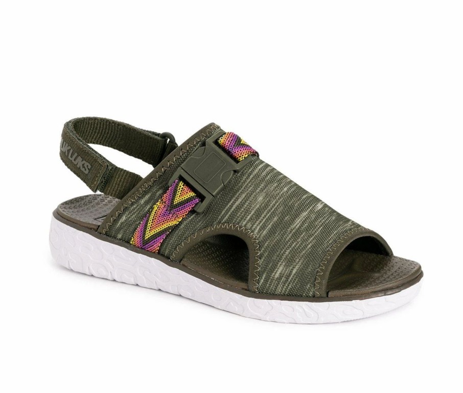 Flat Sandals * | Women'S Muk Luks Boardwalk Parade Sandals