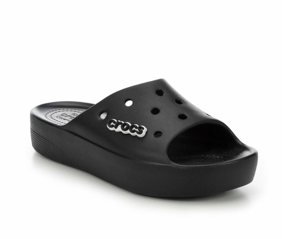 Platform Sandals * | Women'S Crocs Classic Platform Slides