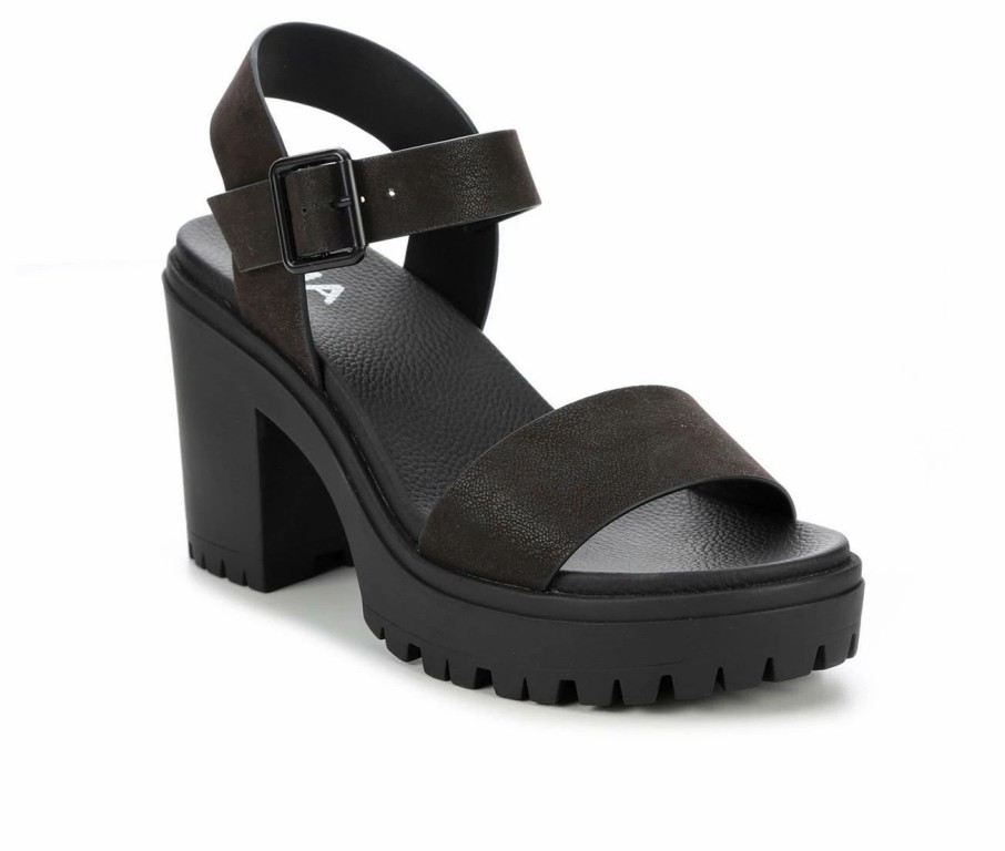 Heeled Sandals * | Women'S Mia Halia Platform Sandals