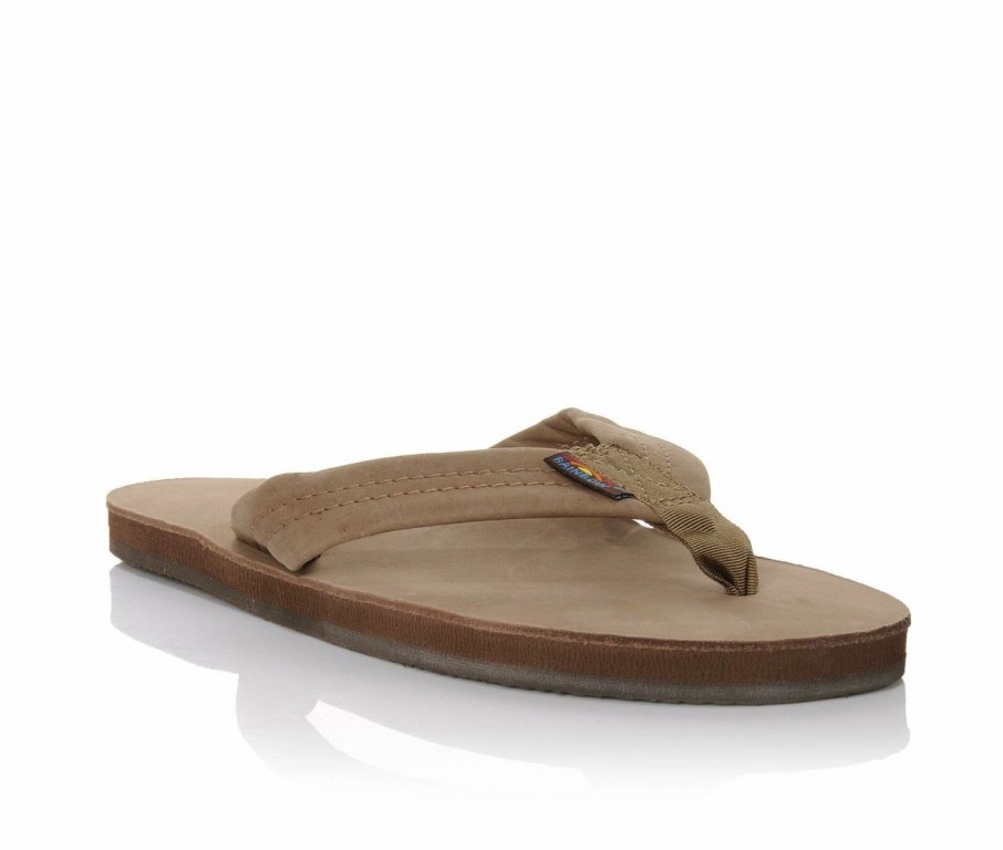 Flip-Flops * | Women'S Rainbow Sandals Single Layer Premier Leather -301Alts Flip-Flops