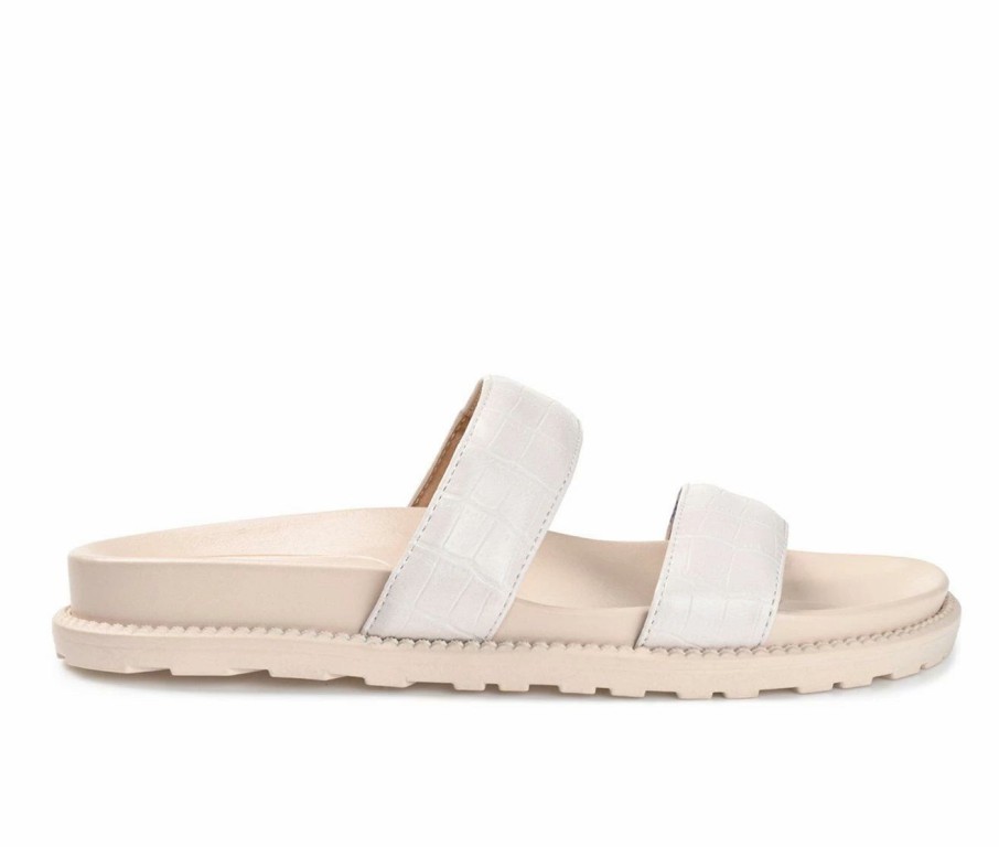 Footbed Sandals * | Women'S Journee Collection Stellina Footbed Sandals