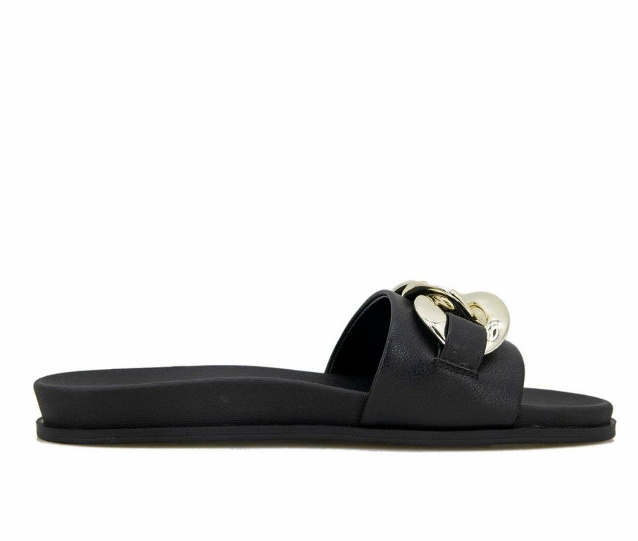 Flat Sandals * | Women'S Xoxo Jolenne Slide On Sandals