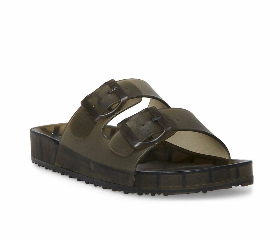 Footbed Sandals * | Women'S Madden Girl Teddy-Jelly Footbed Sandals