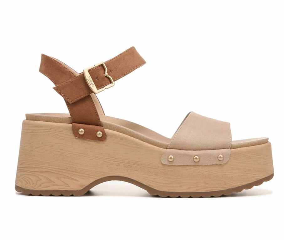 Platform Sandals * | Women'S Dr. Scholls Dublin Platform Wedge Sandals