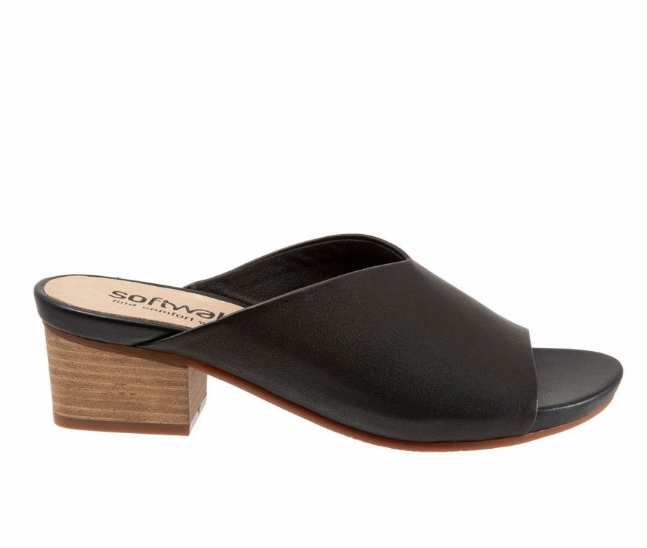 Heeled Sandals * | Women'S Softwalk Parker Mule Heels