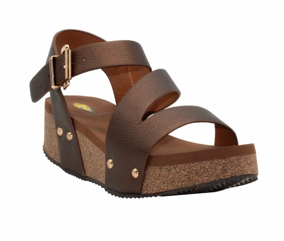 Platform Sandals * | Women'S Volatile Biloxi Platform Wedge Sandals