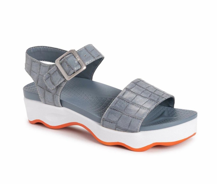 Platform Sandals * | Women'S Muk Luks Roller Skate Platform Sandals