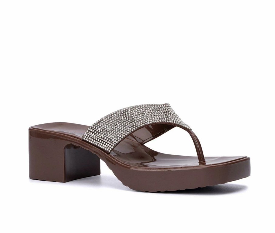 Flip-Flops * | Women'S Olivia Miller Suzzie Dress Sandals