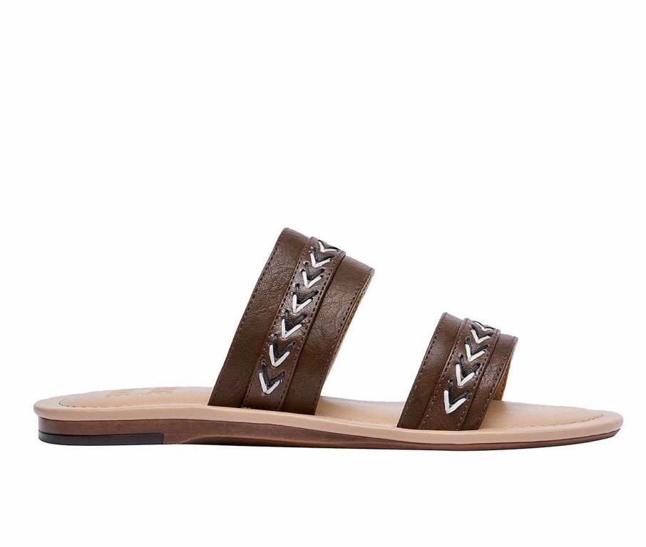 Flat Sandals * | Women'S Jane And The Shoe Agatha Slip-On Sandals