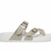 Footbed Sandals * | Women'S Madden Girl Twila Rhinestone Footbed Sandals