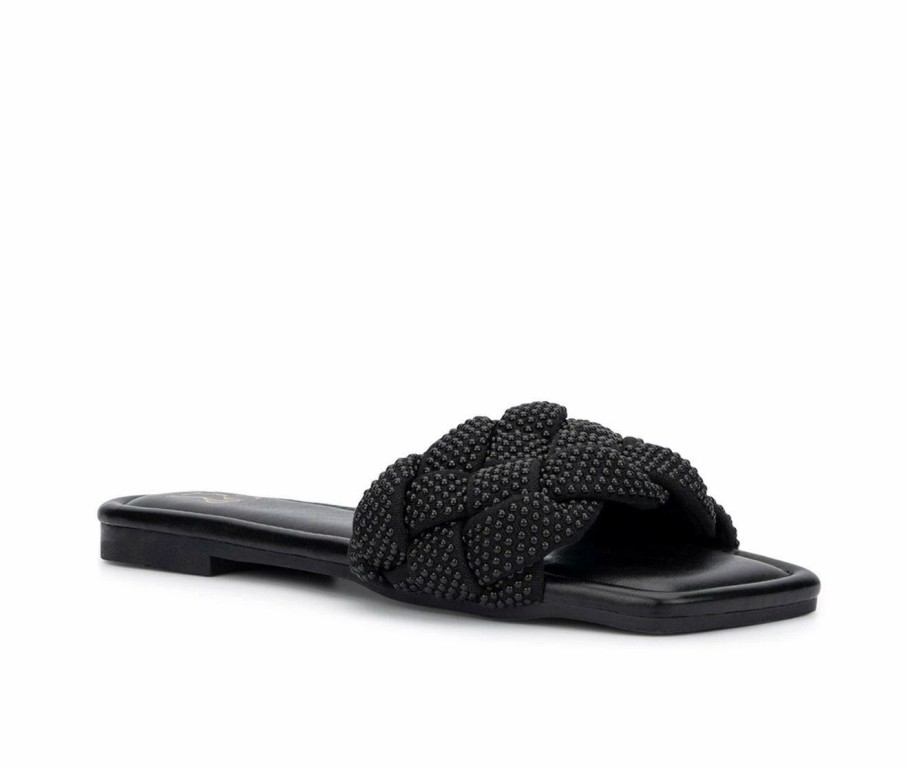 Flat Sandals * | Women'S New York And Company Caris Braided Sandals