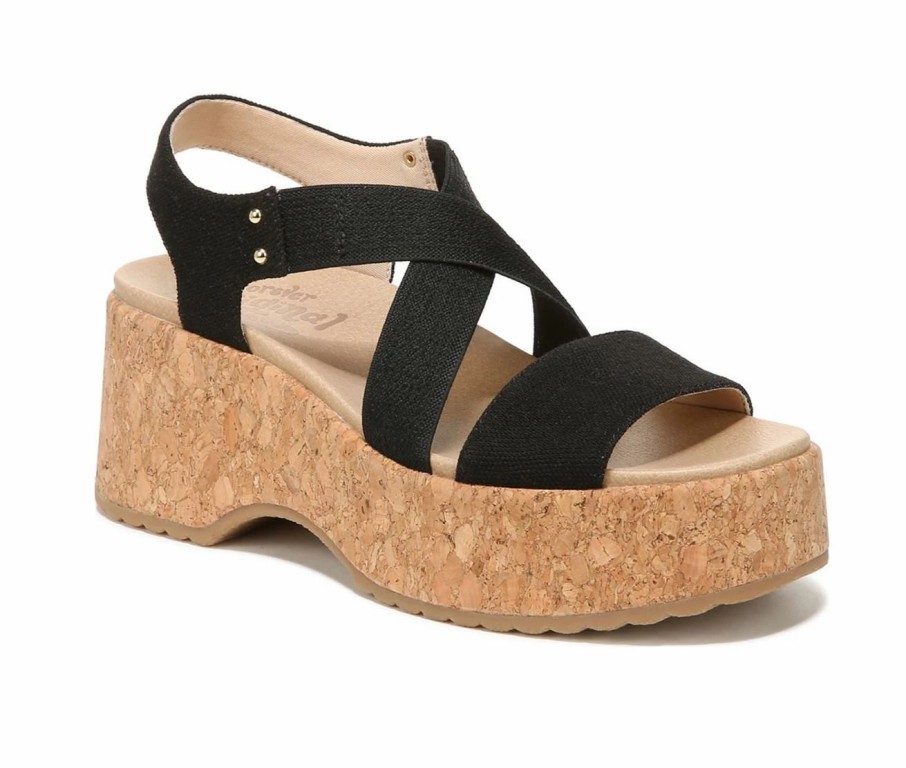 Platform Sandals * | Women'S Dr. Scholls Dottie Cork Wedge Sandals