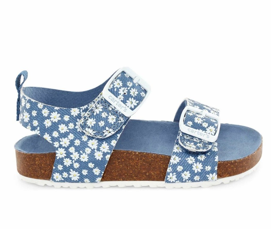 Flat Sandals * | Girls' Carters Infant & Toddler & Little Kid Duncan Footbed Sandals