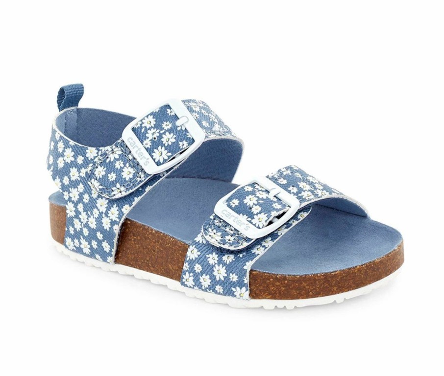 Flat Sandals * | Girls' Carters Infant & Toddler & Little Kid Duncan Footbed Sandals