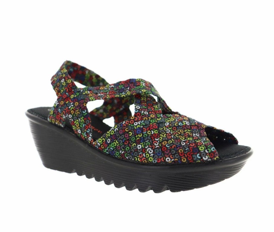 Platform Sandals * | Women'S Bernie Mev Brighten Wedge Sandals