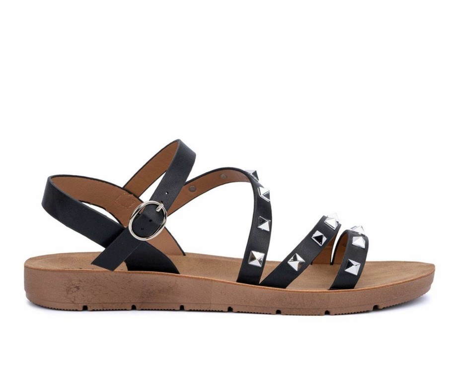 Footbed Sandals * | Women'S Olivia Miller London Sandals