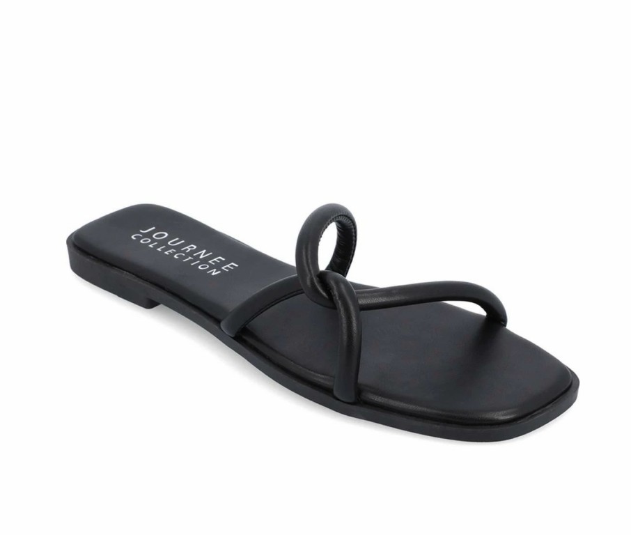 Flat Sandals * | Women'S Journee Collection Lauda Sandals