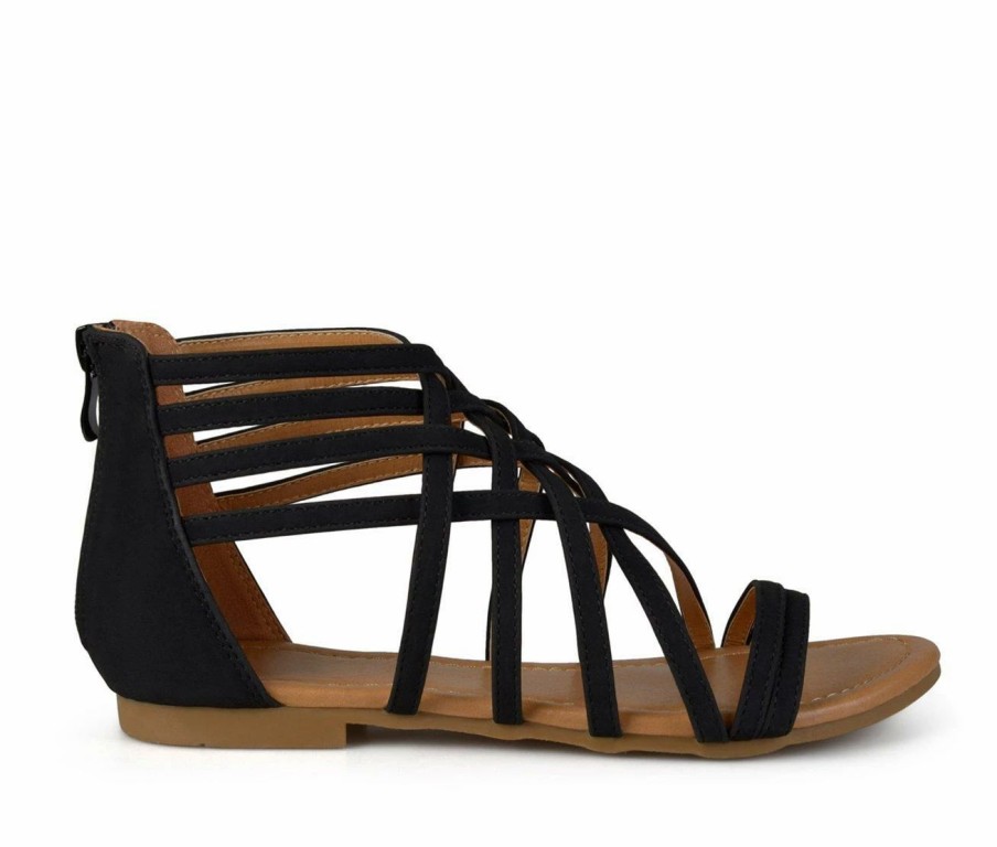 Flat Sandals * | Women'S Journee Collection Hanni Wide Sandals