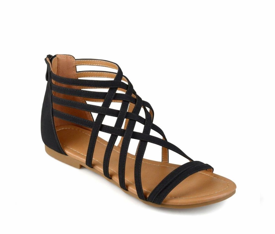 Flat Sandals * | Women'S Journee Collection Hanni Wide Sandals