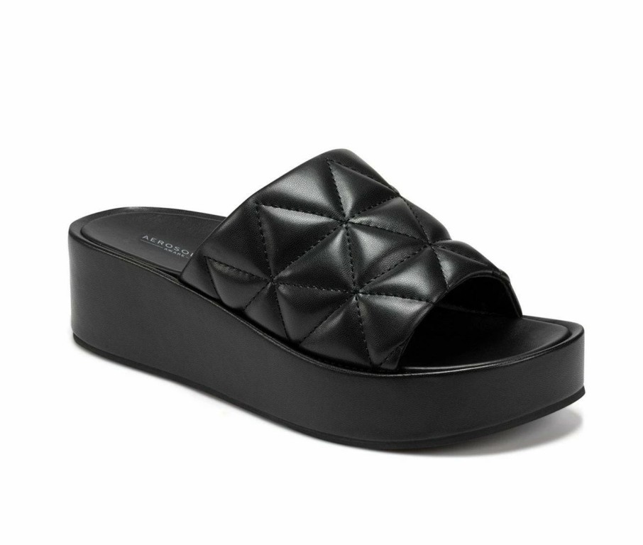 Platform Sandals * | Women'S Aerosoles Dayna Platform Wedge Sandals