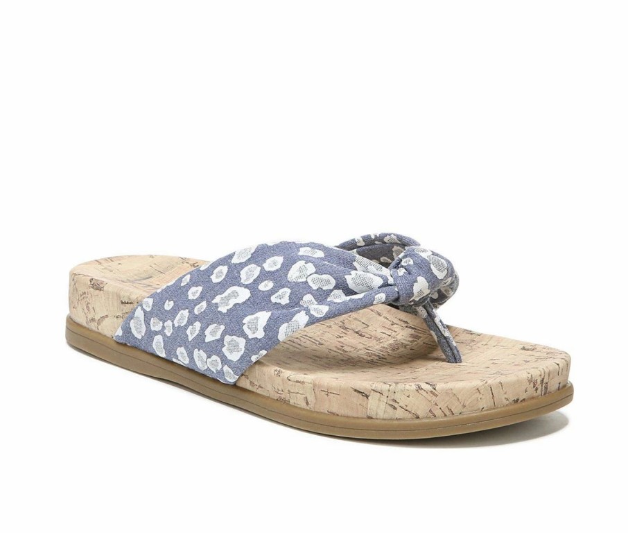 Footbed Sandals * | Women'S Lifestride Happy Print Footbed Sandals