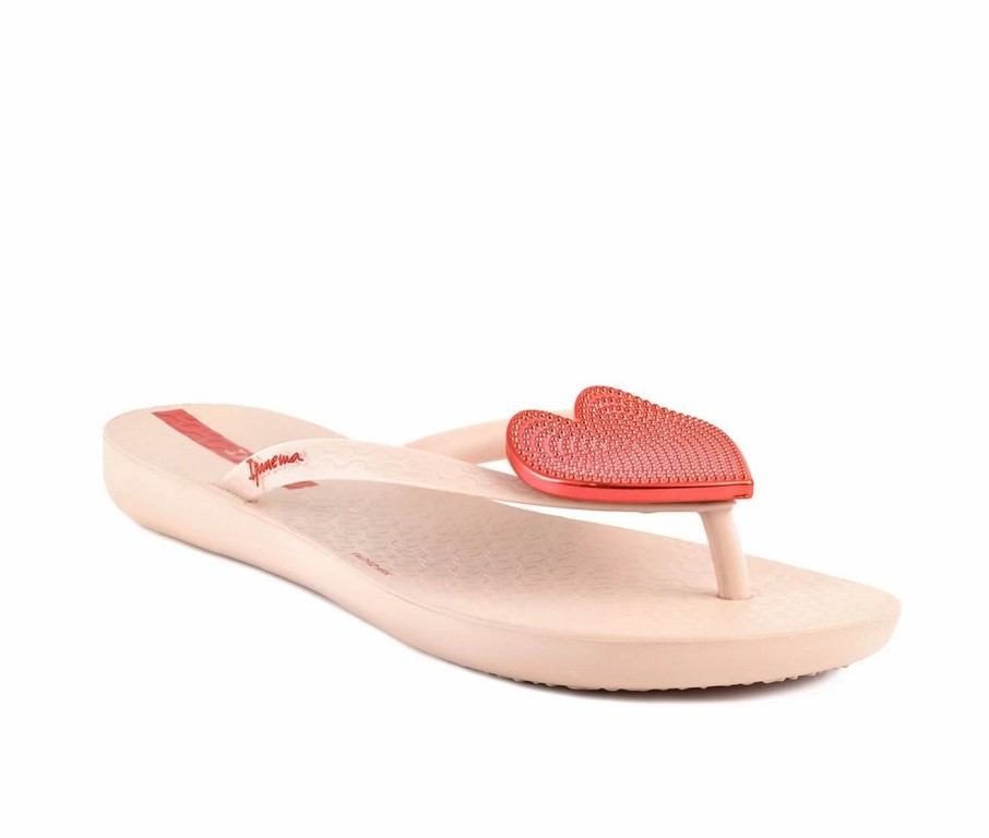 Flip-Flops * | Girls' Ipanema Little Kid & Big Kid Wave Heart Ii Flip-Flops