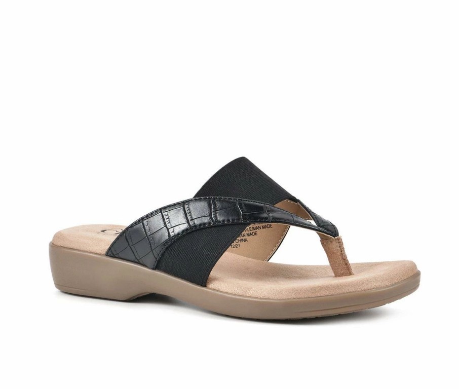 Flip-Flops * | Women'S Cliffs By White Mountain Bumble Thong Sandals