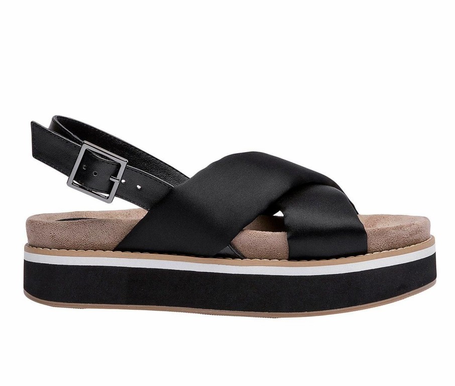 Platform Sandals * | Women'S Jane And The Shoe Alma Flatform Sandals