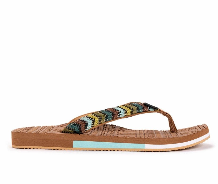 Flip-Flops * | Women'S Muk Luks Sand Dune Flip-Flops