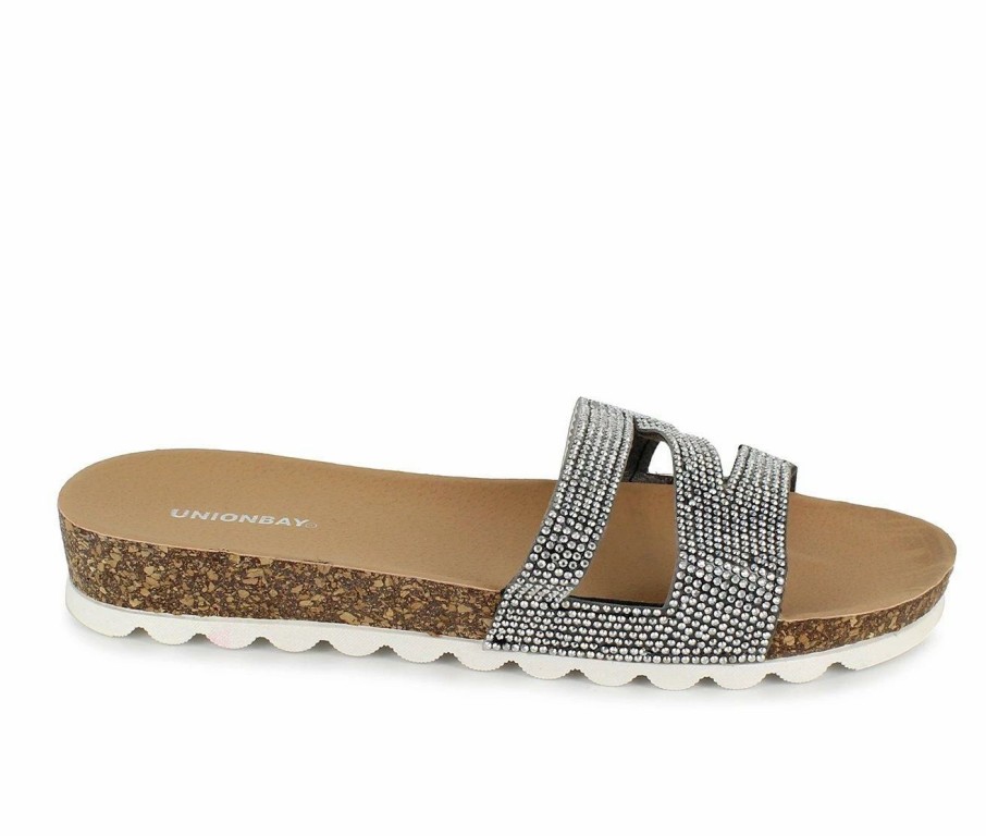 Footbed Sandals * | Women'S Unionbay Fancy Footbed Sandals