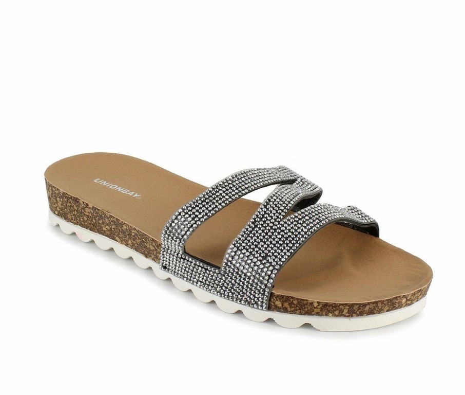 Footbed Sandals * | Women'S Unionbay Fancy Footbed Sandals