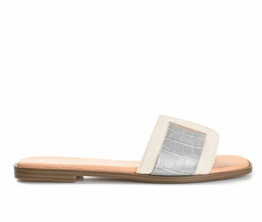 Flat Sandals * | Women'S Journee Collection Victorya Slip On Sandals