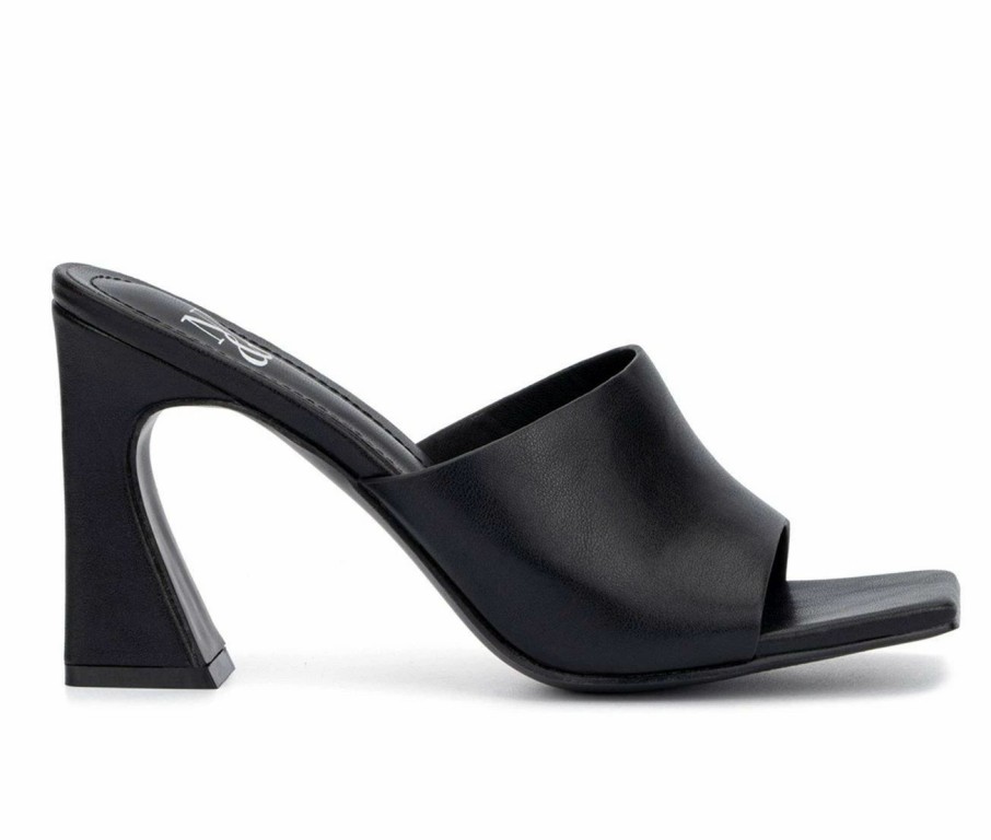 Heeled Sandals * | Women'S New York And Company Christy Dress Sandals