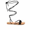 Flat Sandals * | Women'S Journee Collection Jiyrie Tie Up Sandals