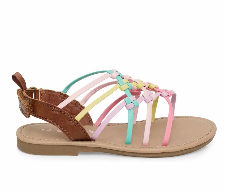 Flat Sandals * | Girls' Carters Toddler & Little Kid Edina 2 Sandals