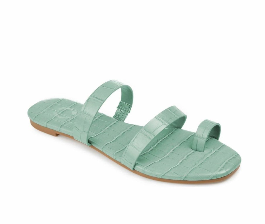 Flat Sandals * | Women'S Journee Collection Daiya Slide Sandals