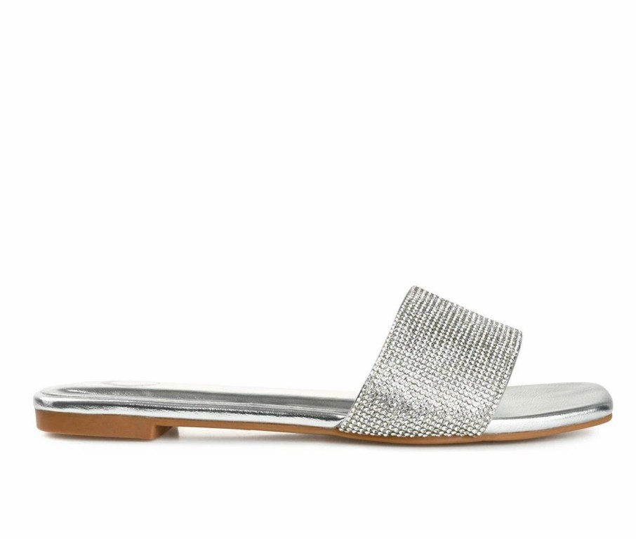 Flat Sandals * | Women'S Journee Collection Grayce Special Occasion Slide Sandals